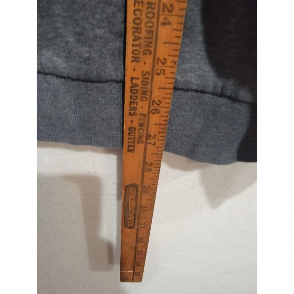 Adidas Mens Essentials Pullover Hoodie‎ Size Large Gray Embroidered Logo Fleece